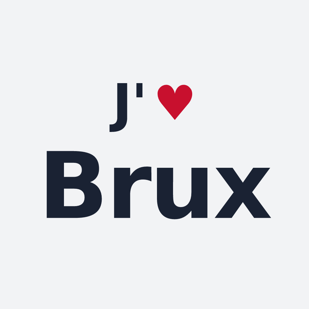 Poster personnalisé Brux — design J'aime Brux