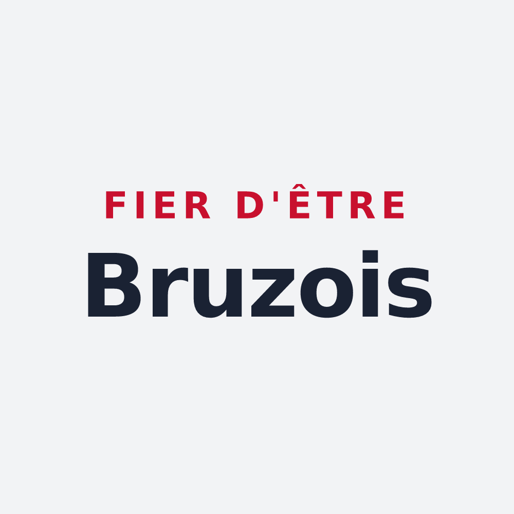 Poster « Fier d'être Bruzois » — design pour Bruz
