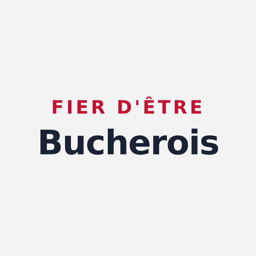 Poster « Fier d'être Bucherois » — design pour Buchères