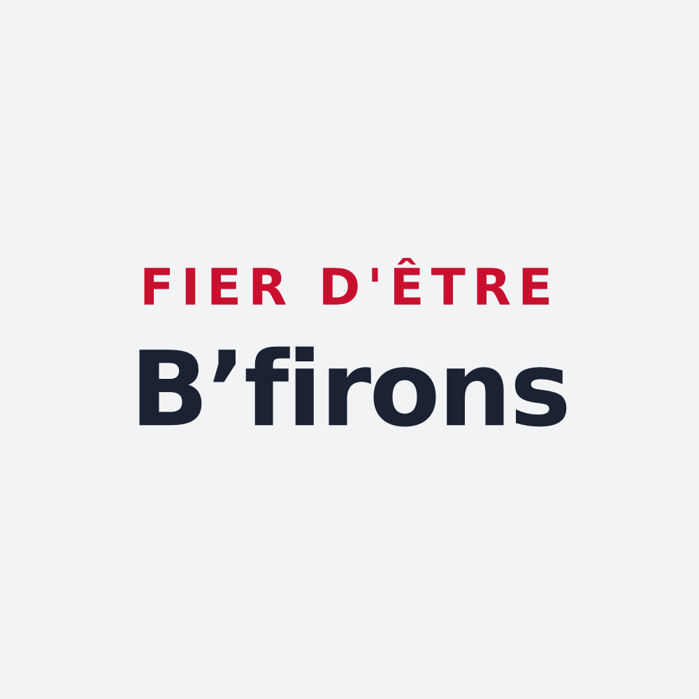 Poster « Fier d'être B’firons » — design pour Buffières