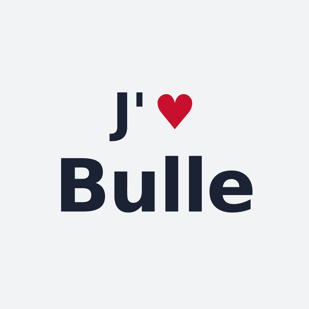 Poster personnalisé Bulle — design J'aime Bulle