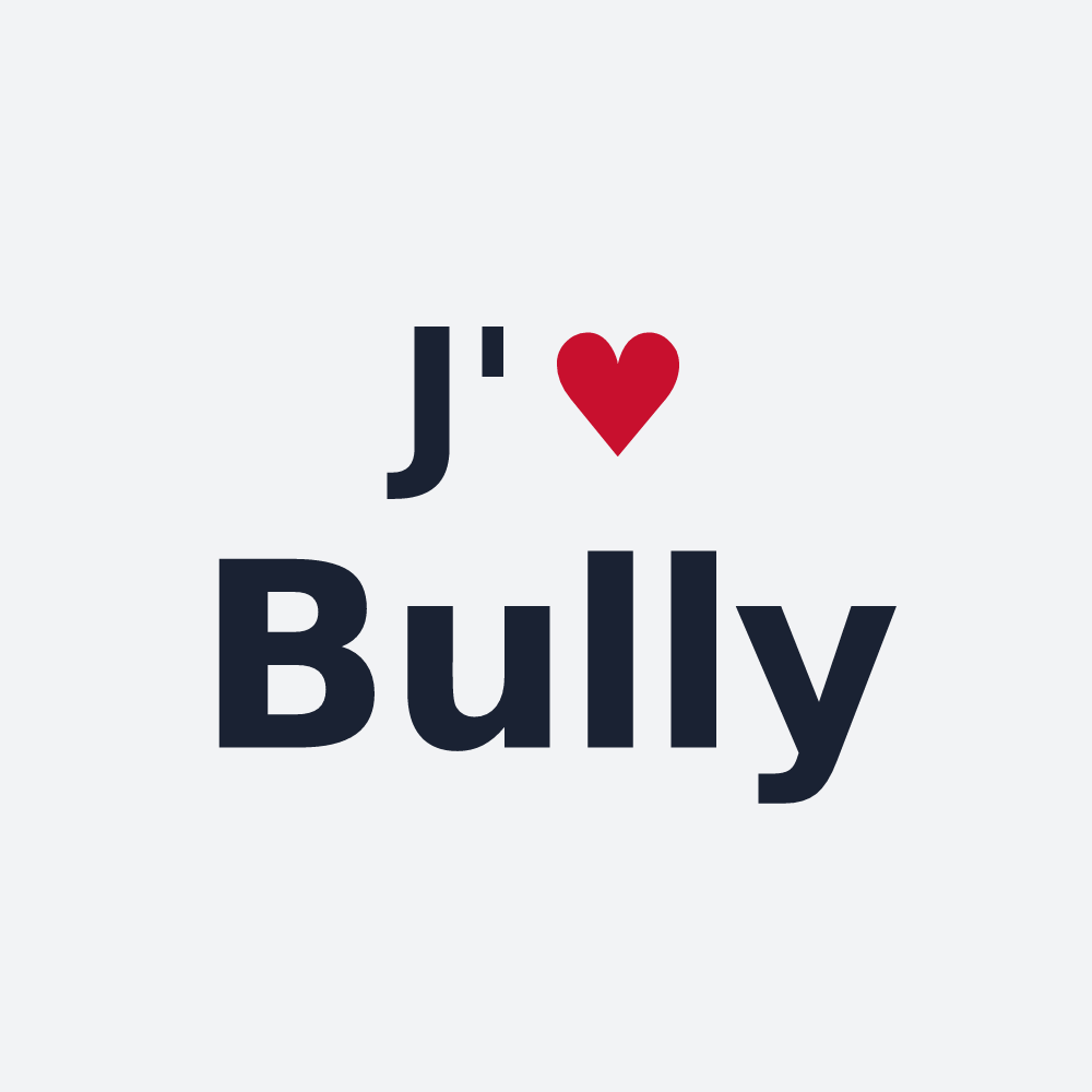 Poster personnalisé Bully — design J'aime Bully