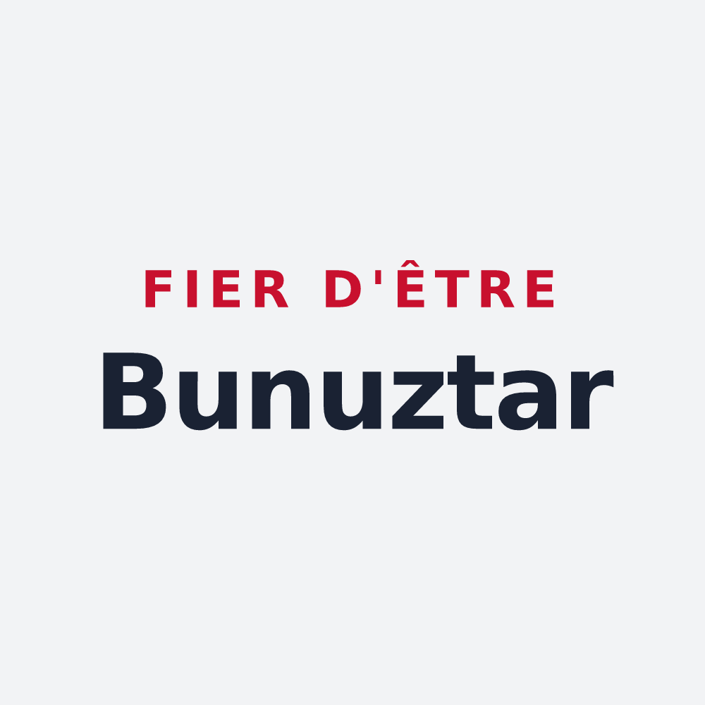 Poster « Fier d'être Bunuztar » — design pour Bunus