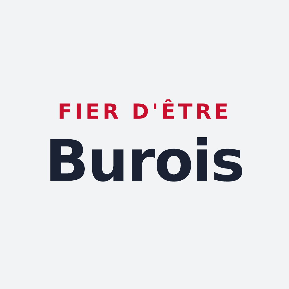 Poster « Fier d'être Burois » — design pour Bures