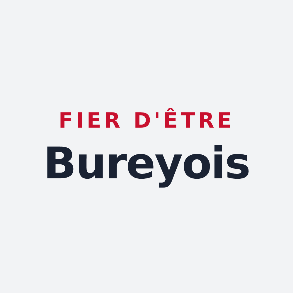 Poster « Fier d'être Bureyois » — design pour Burey