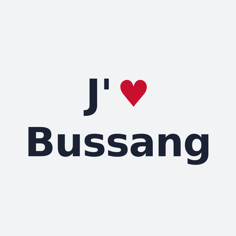 Poster personnalisé Bussang — design J'aime Bussang