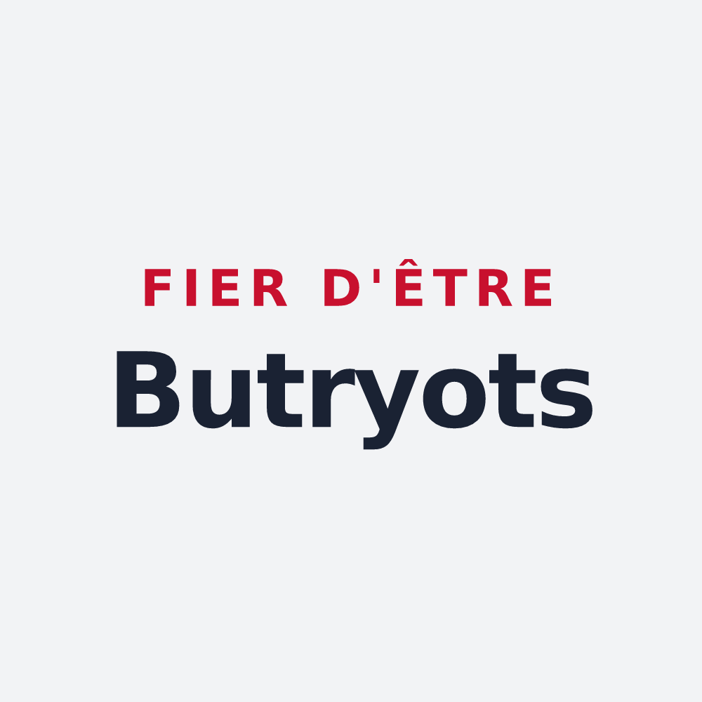 Poster « Fier d'être Butryots » — design pour Butry-sur-Oise