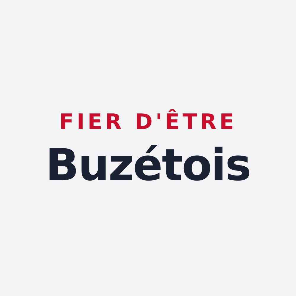 Poster « Fier d'être Buzétois » — design pour Buzet-sur-Tarn