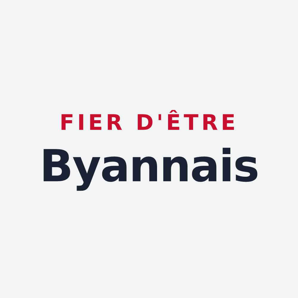 Poster « Fier d'être Byannais » — design pour Byans-sur-Doubs