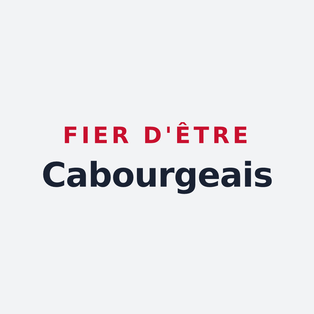Poster « Fier d'être Cabourgeais » — design pour Cabourg