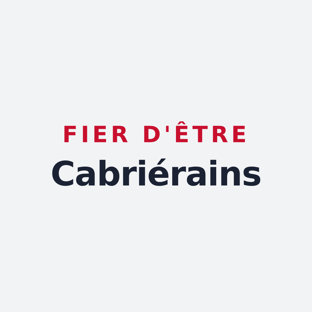 Poster « Fier d'être Cabriérains » — design pour Cabrières-d'Aigues