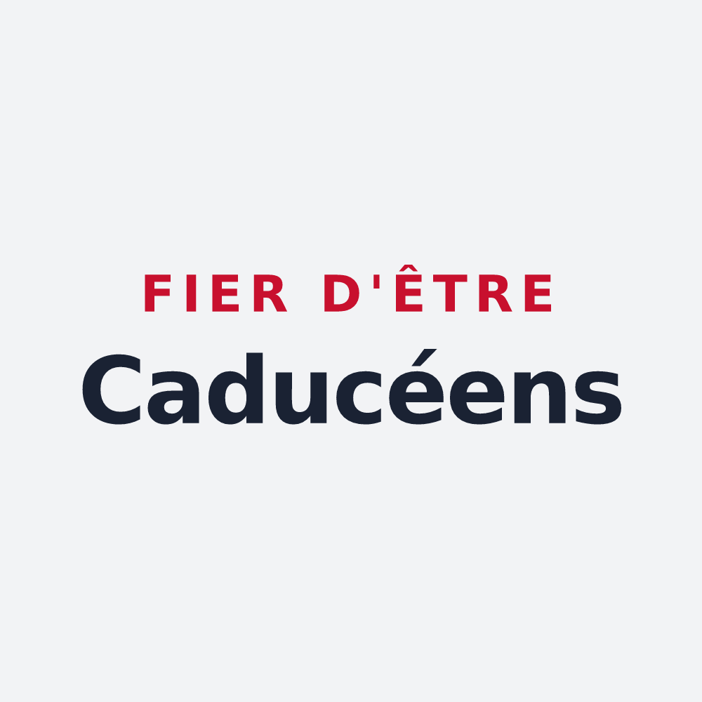 Poster « Fier d'être Caducéens » — design pour Cadéac