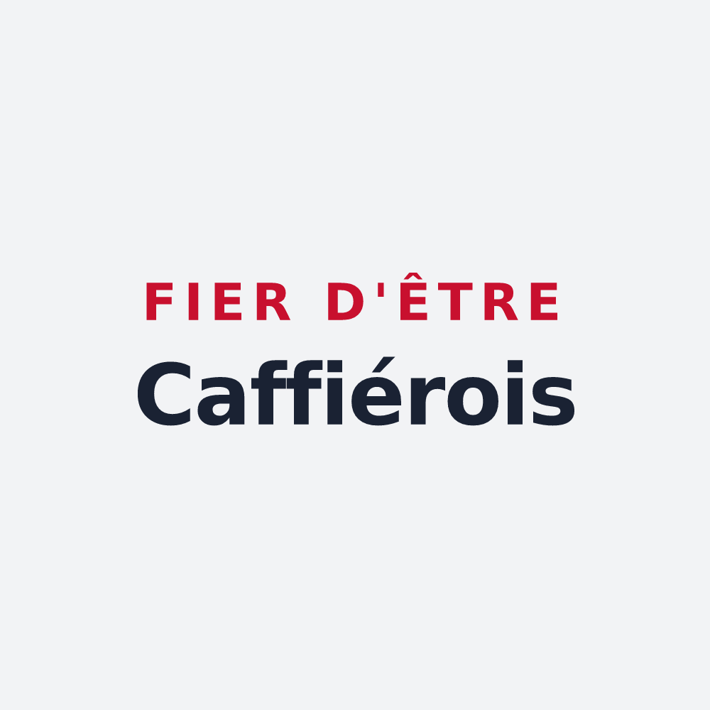 Poster « Fier d'être Caffiérois » — design pour Caffiers