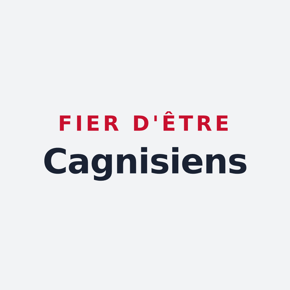 Poster « Fier d'être Cagnisiens » — design pour Cagny