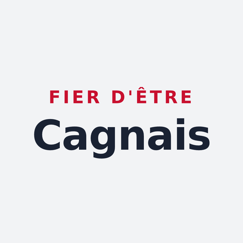 Poster « Fier d'être Cagnais » — design pour Cagny