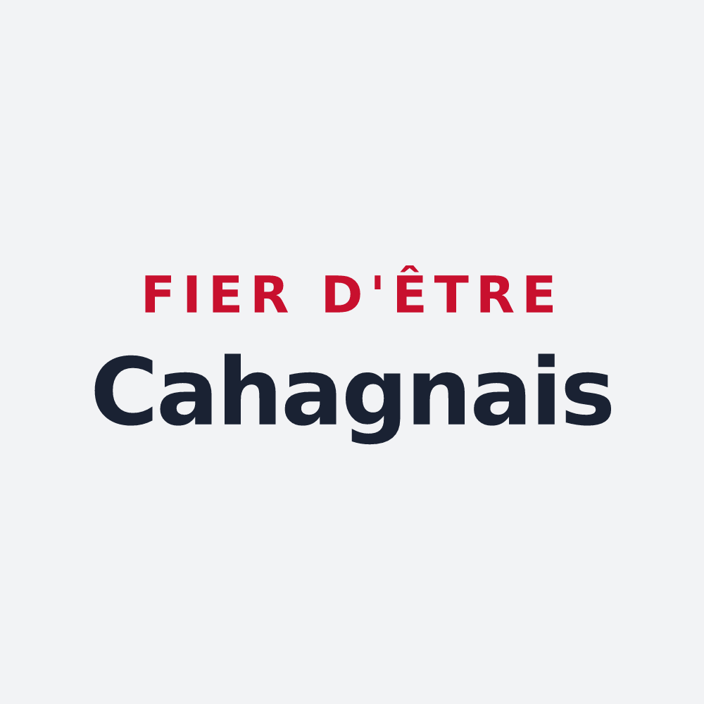 Poster « Fier d'être Cahagnais » — design pour Cahagnes