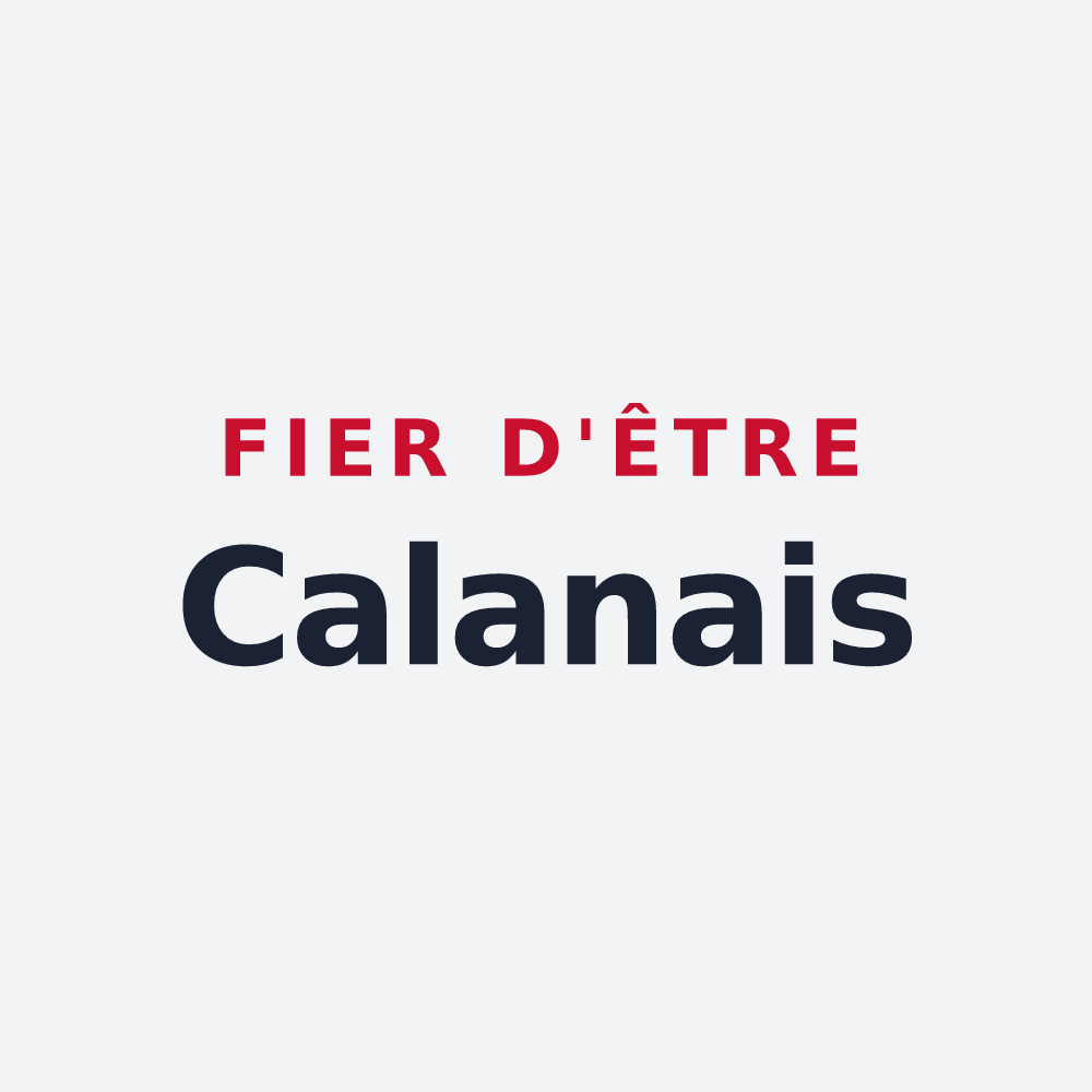 Poster « Fier d'être Calanais » — design pour Calan
