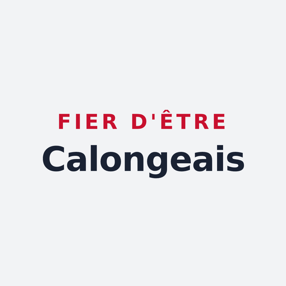 Poster « Fier d'être Calongeais » — design pour Calonges