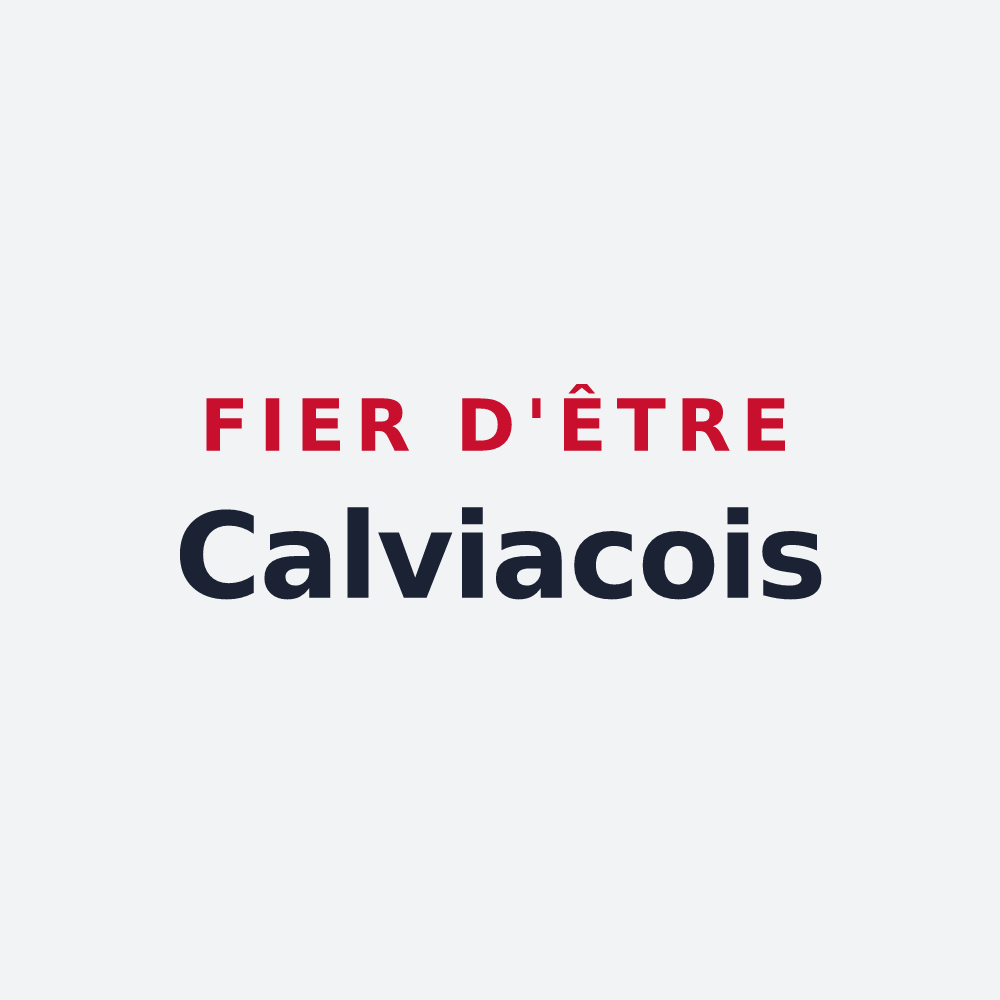 Poster « Fier d'être Calviacois » — design pour Calviac-en-Périgord