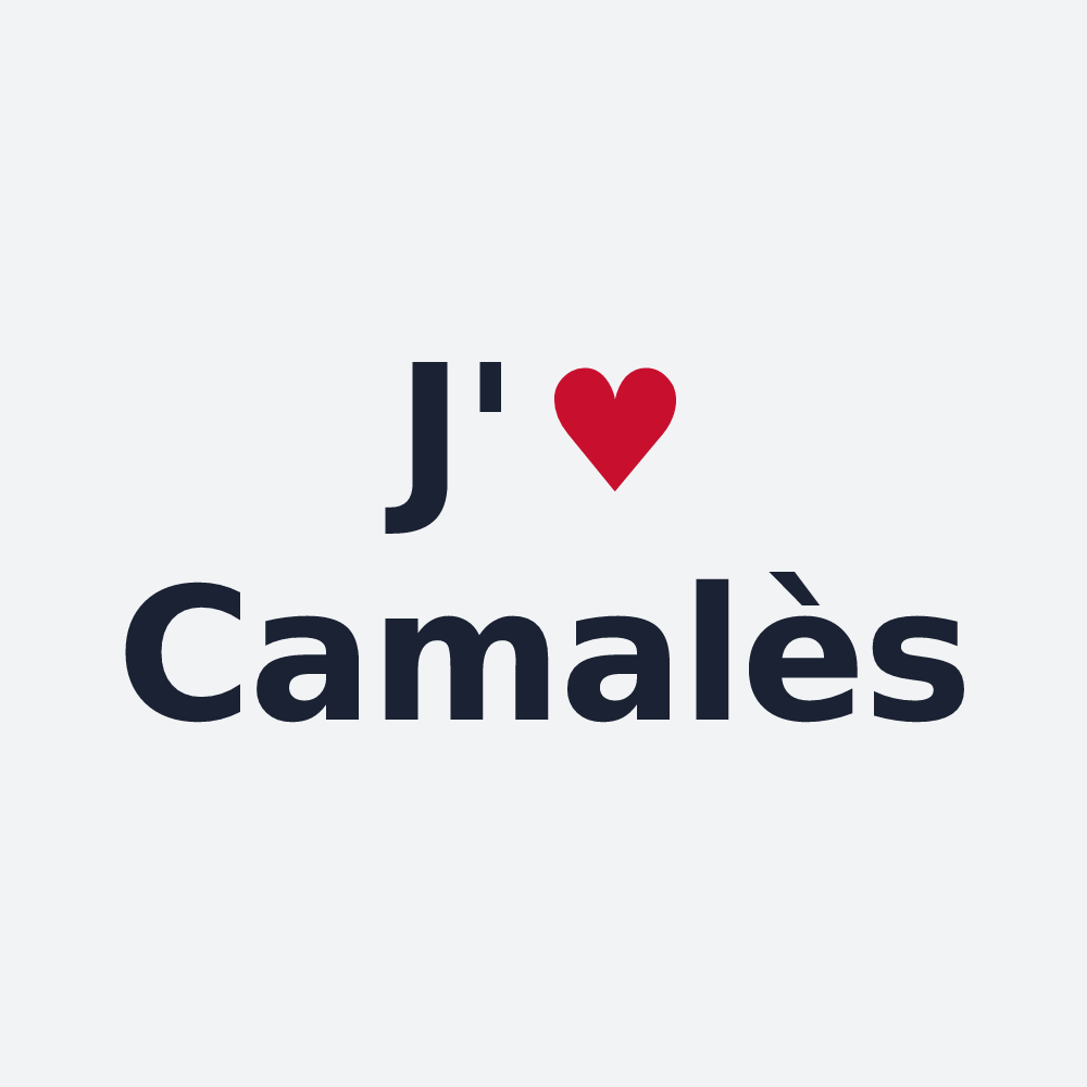Poster personnalisé Camalès — design J'aime Camalès