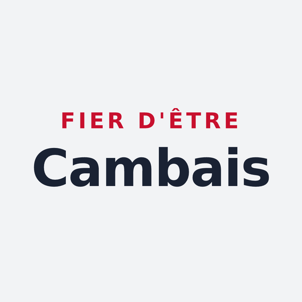 Poster « Fier d'être Cambais » — design pour Cambes