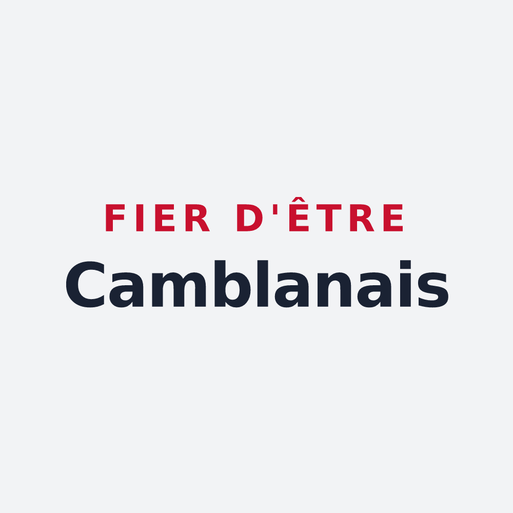 Poster « Fier d'être Camblanais » — design pour Camblanes-et-Meynac
