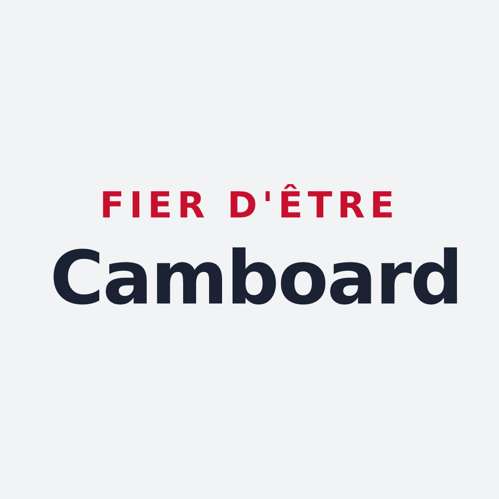 Poster « Fier d'être Camboard » — design pour Cambo-les-Bains