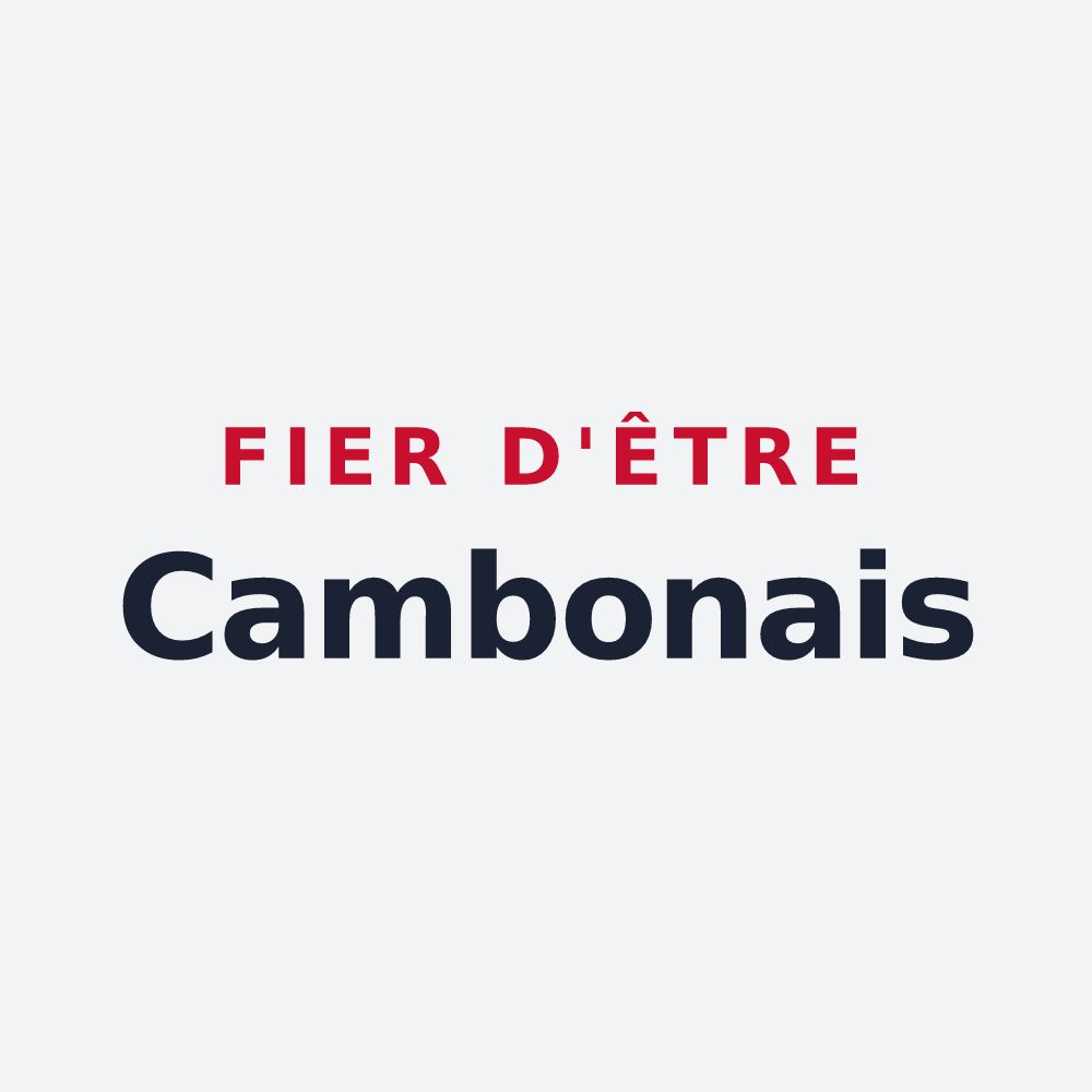 Poster « Fier d'être Cambonais » — design pour Cambon-lès-Lavaur