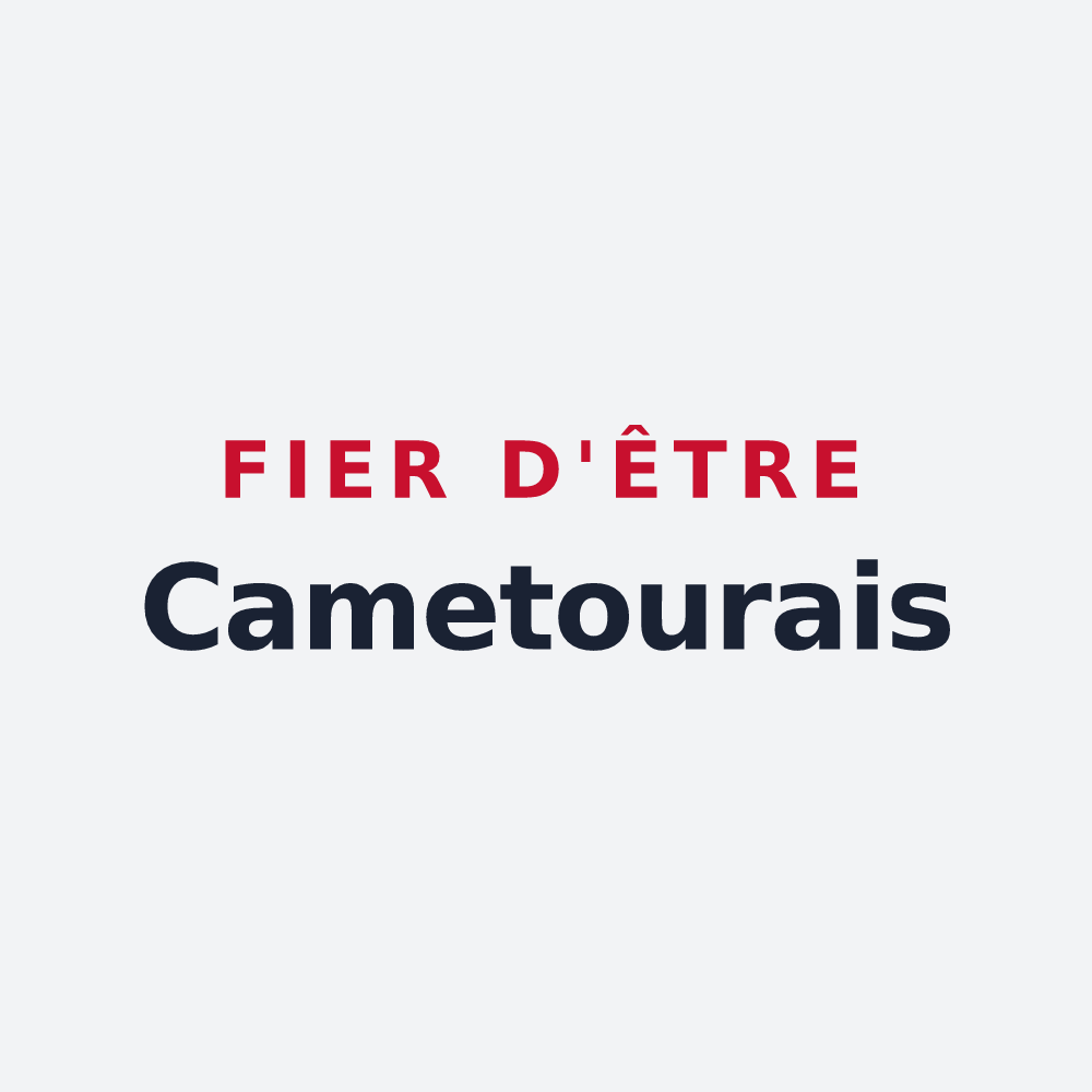 Poster « Fier d'être Cametourais » — design pour Cametours