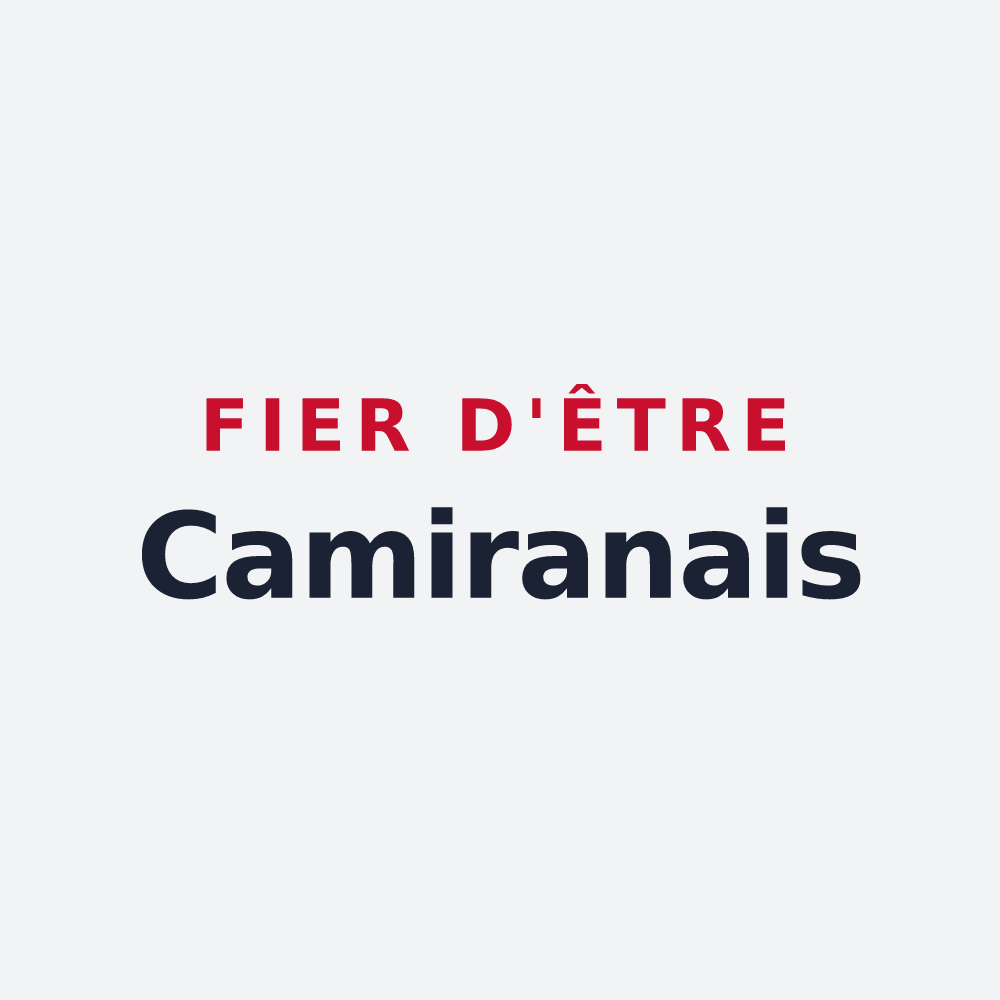 Poster « Fier d'être Camiranais » — design pour Camiran