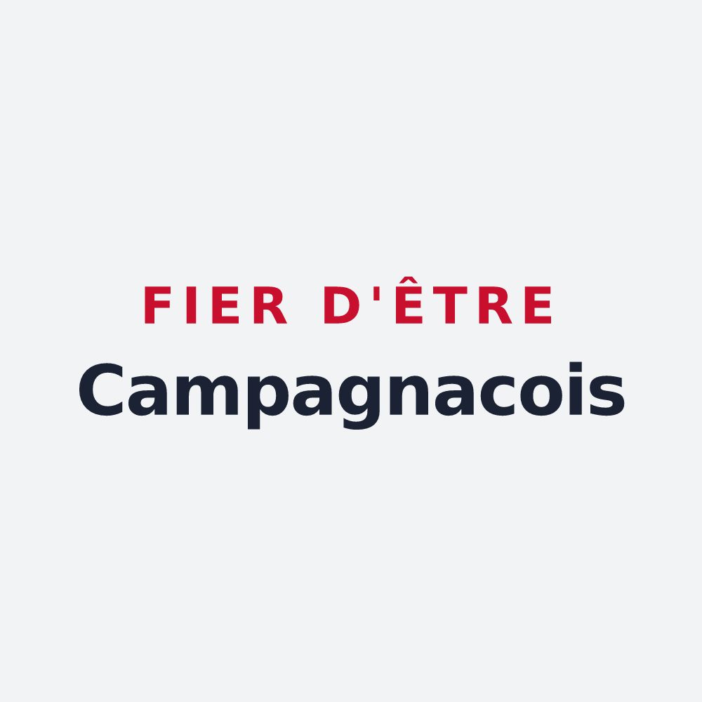 Poster « Fier d'être Campagnacois » — design pour Campagnac-lès-Quercy