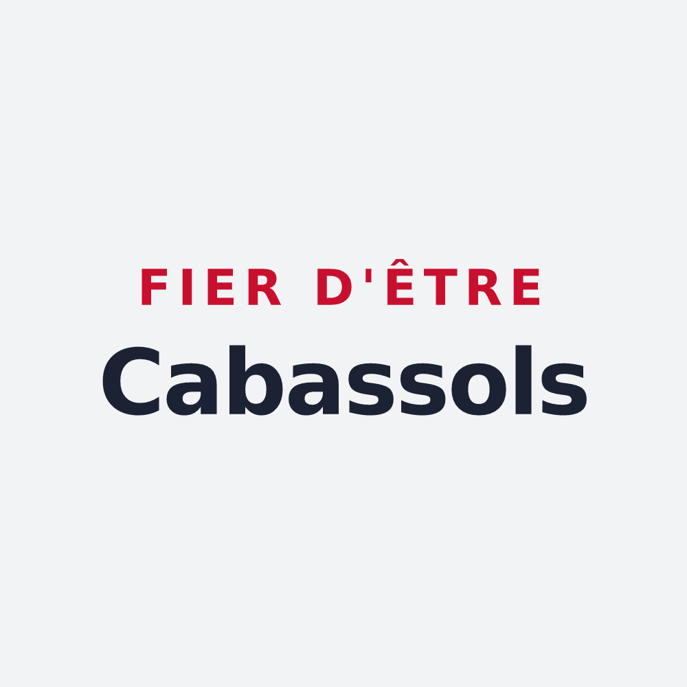 Poster « Fier d'être Cabassols » — design pour Campagnac