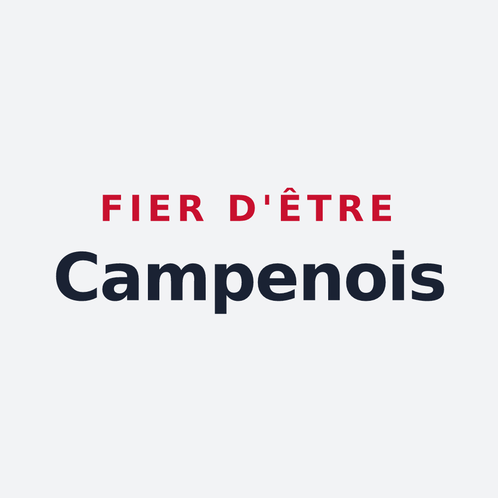 Poster « Fier d'être Campenois » — design pour Campagne