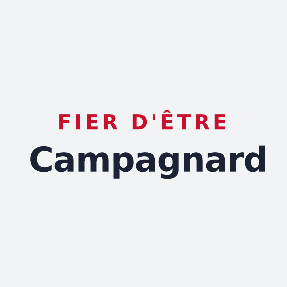 Poster « Fier d'être Campagnard » — design pour Campagne-d'Armagnac