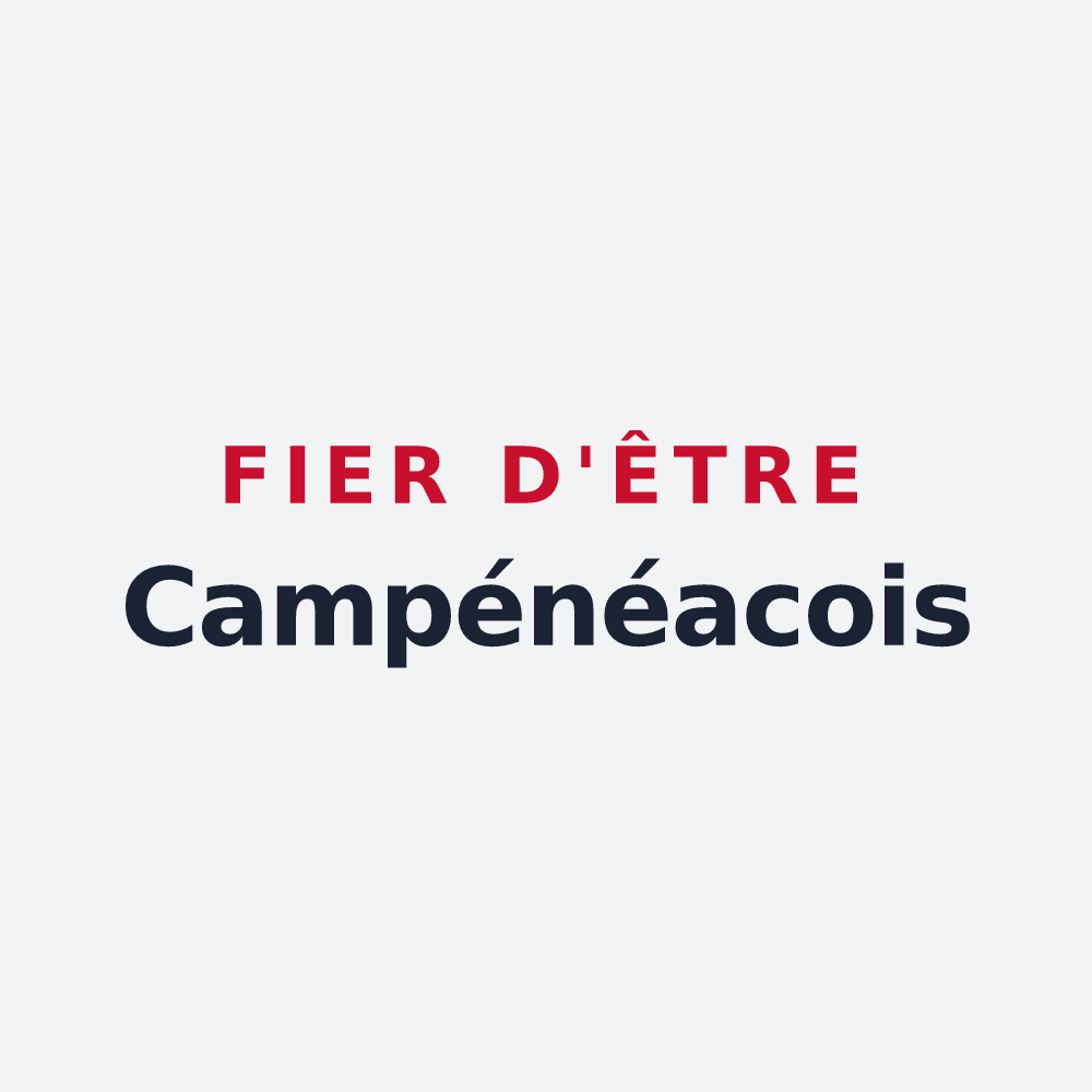 Poster « Fier d'être Campénéacois » — design pour Campénéac