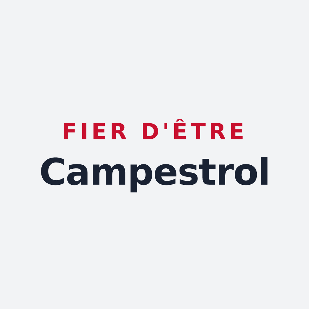 Poster « Fier d'être Campestrol » — design pour Campestre-et-Luc