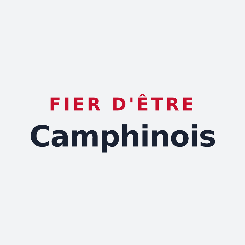 Poster « Fier d'être Camphinois » — design pour Camphin-en-Pévèle