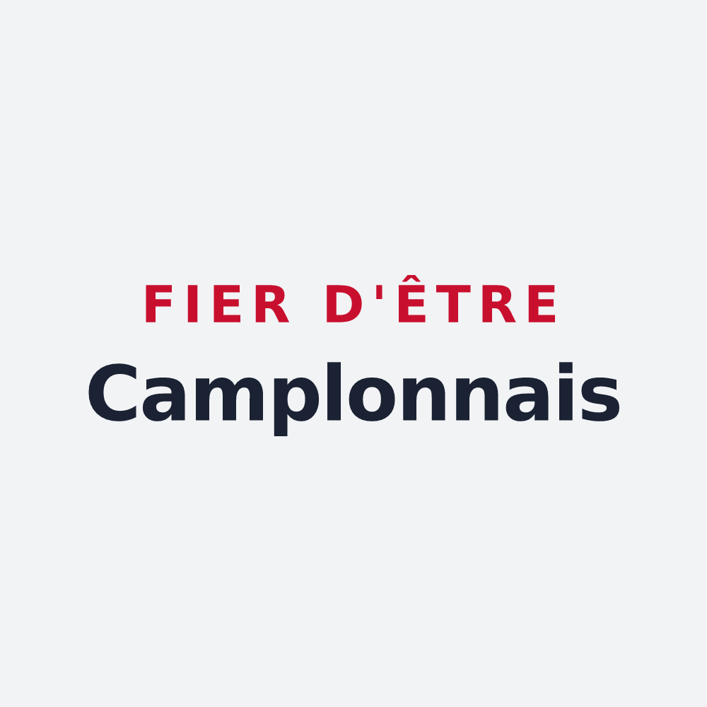 Poster « Fier d'être Camplonnais » — design pour Camplong-d'Aude