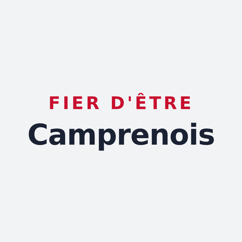 Poster « Fier d'être Camprenois » — design pour Campremy