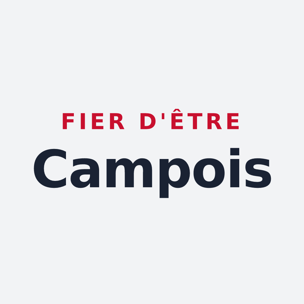 Poster « Fier d'être Campois » — design pour Camps-sur-l'Agly