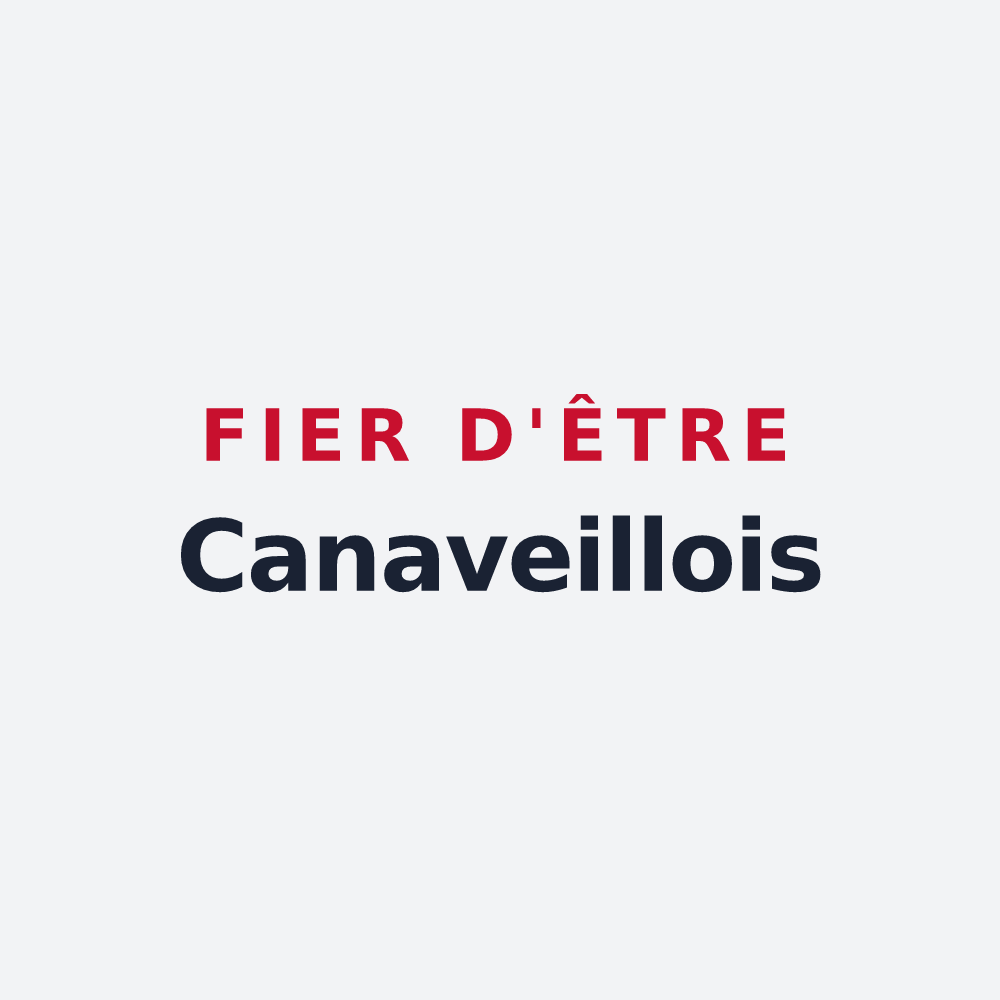 Poster « Fier d'être Canaveillois » — design pour Canaveilles