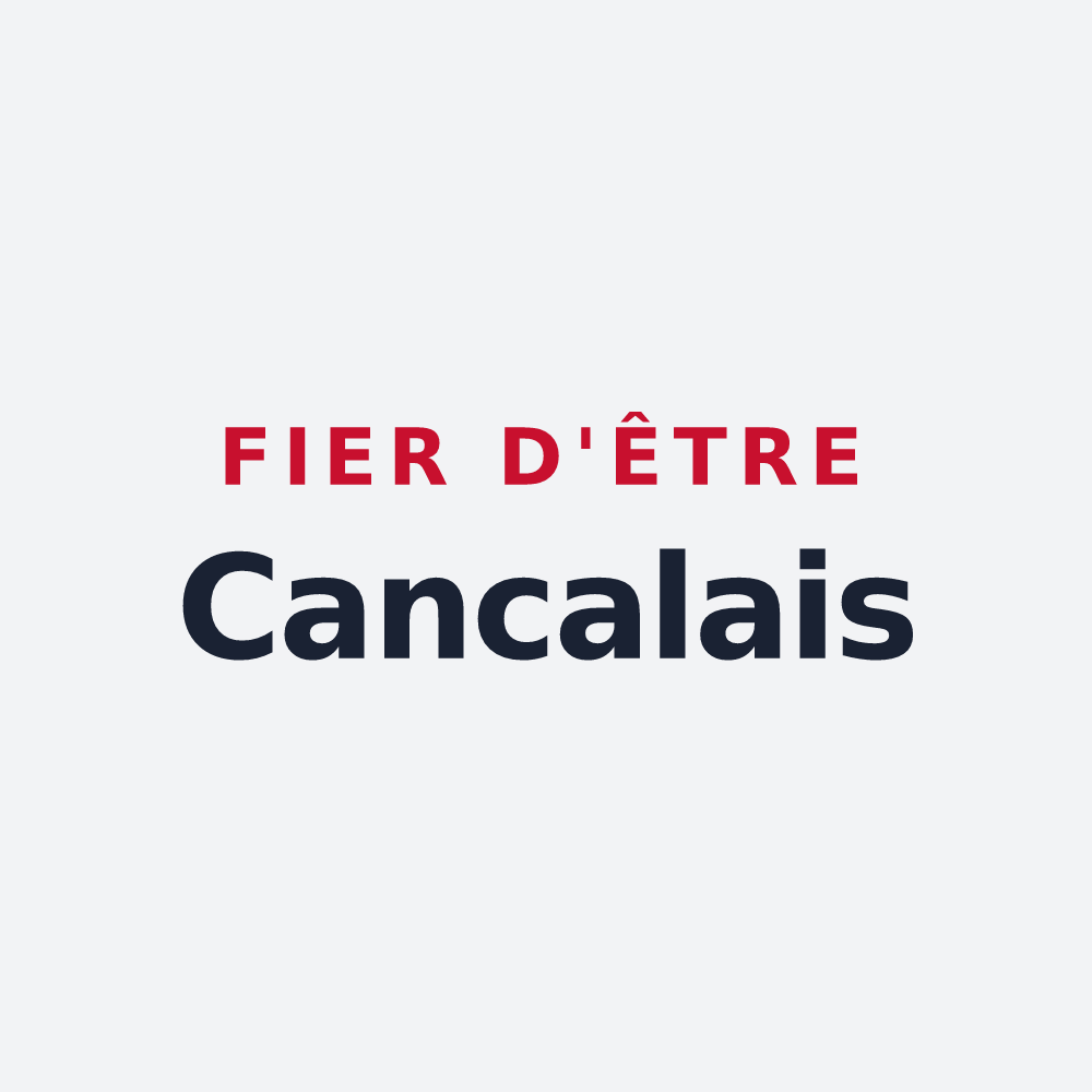Poster « Fier d'être Cancalais » — design pour Cancale