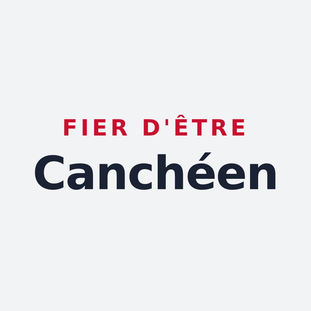 Poster « Fier d'être Canchéen » — design pour Canchy