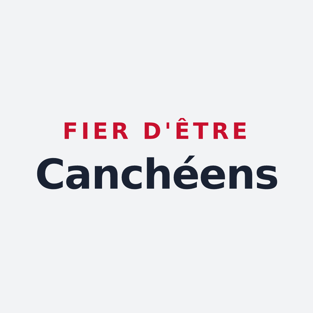 Poster « Fier d'être Canchéens » — design pour Canchy