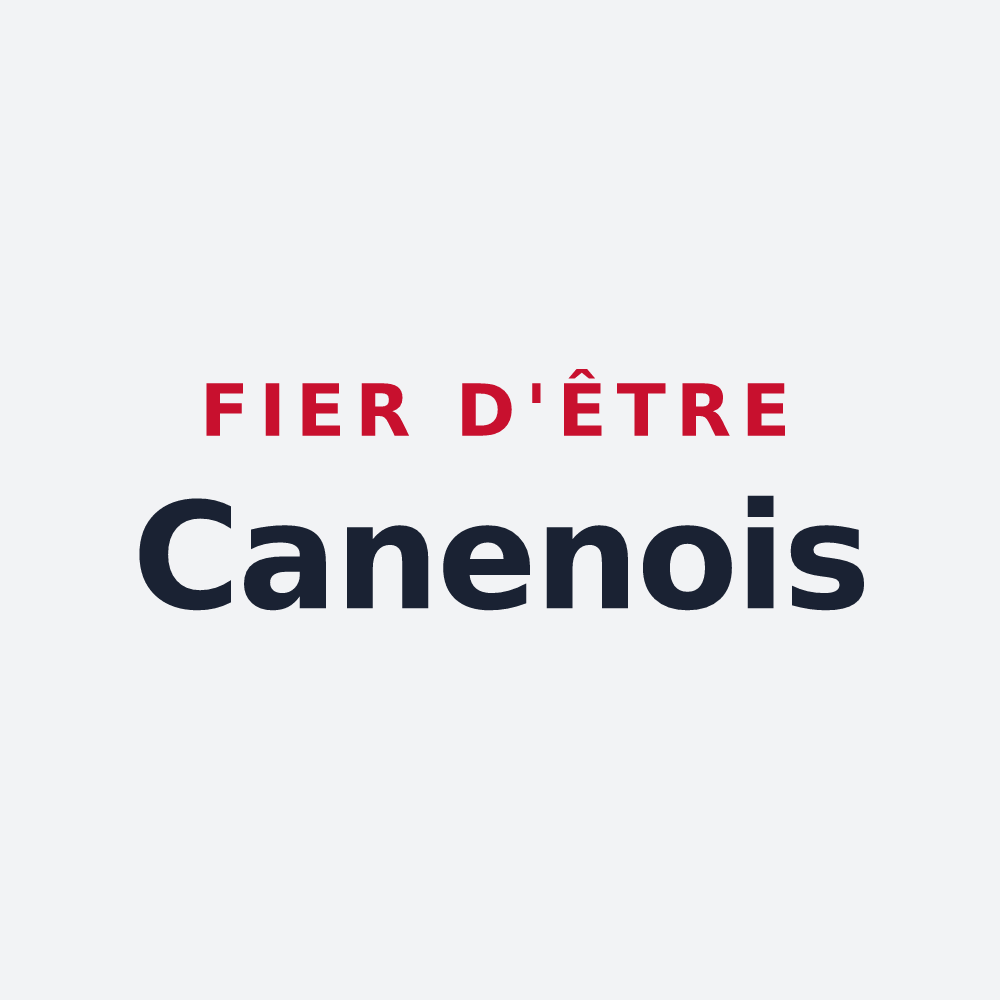 Poster « Fier d'être Canenois » — design pour Canens