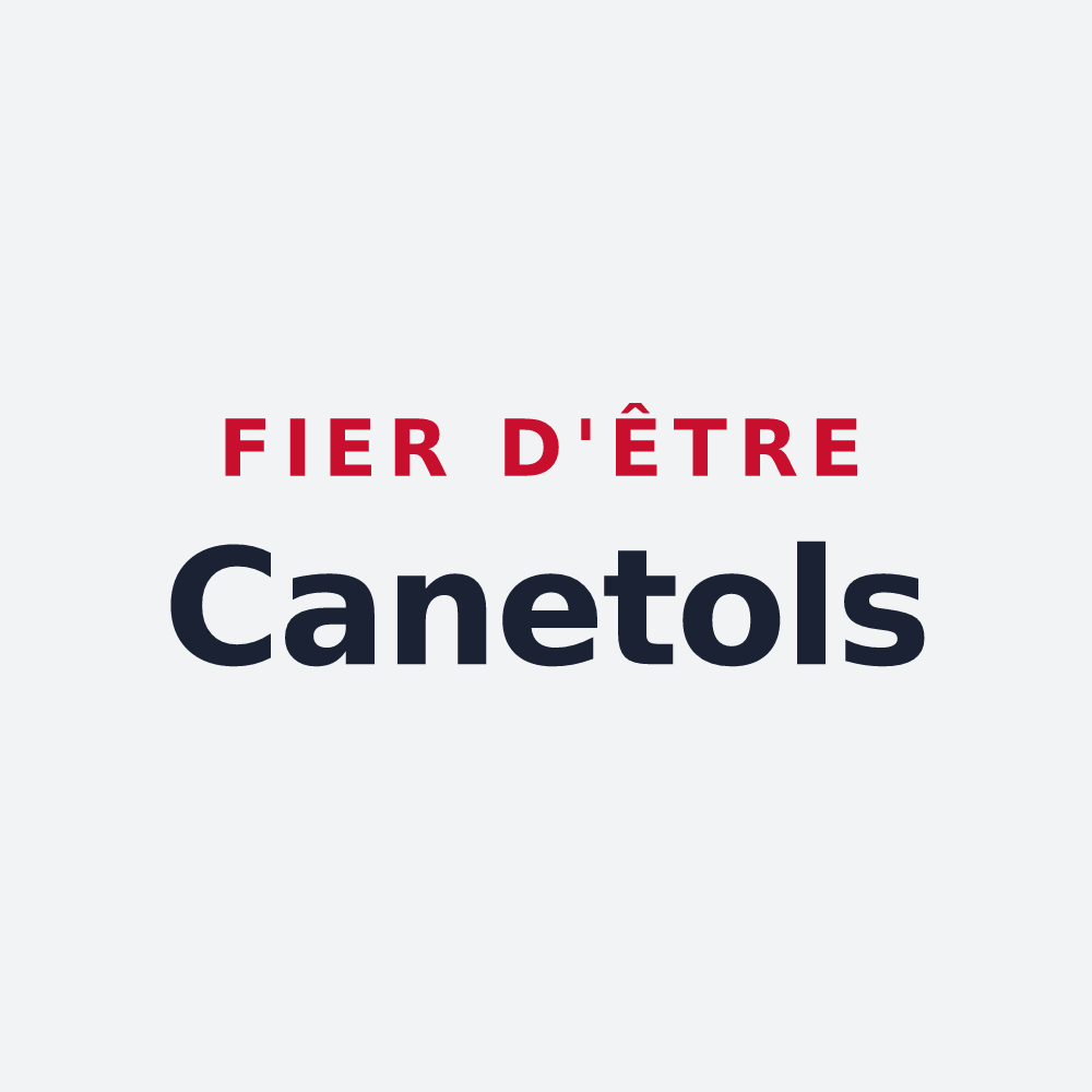 Poster « Fier d'être Canetols » — design pour Canet-de-Salars
