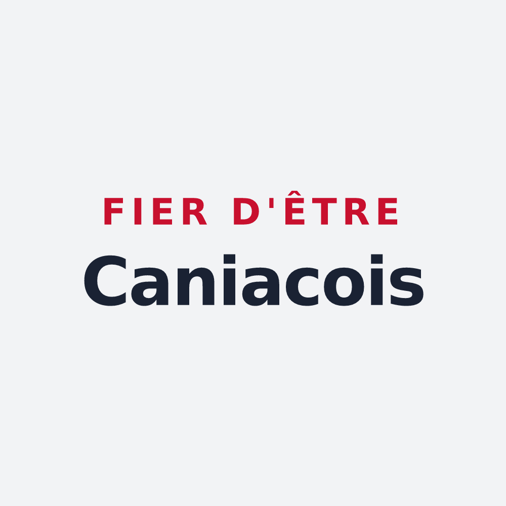 Poster « Fier d'être Caniacois » — design pour Caniac-du-Causse