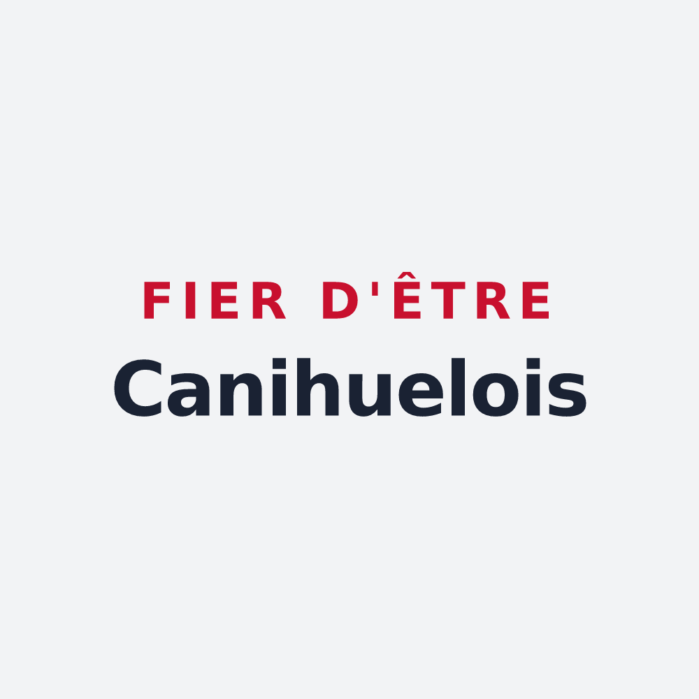 Poster « Fier d'être Canihuelois » — design pour Canihuel