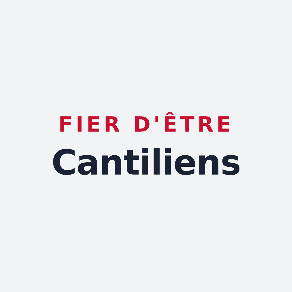 Poster « Fier d'être Cantiliens » — design pour Canteleu