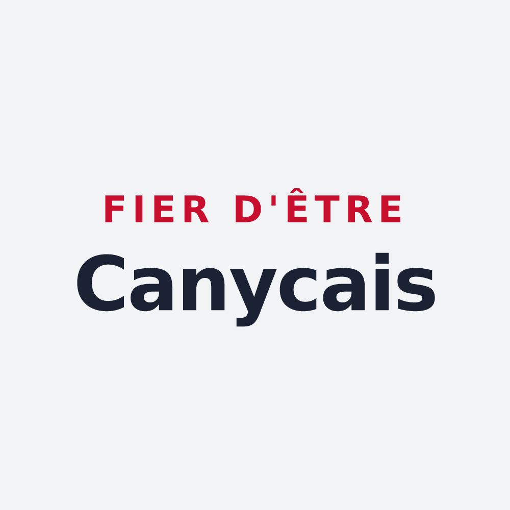 Poster « Fier d'être Canycais » — design pour Cany-Barville